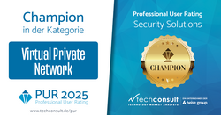 PUR Award 2025 in der Kategorie „Virtual Private Network“