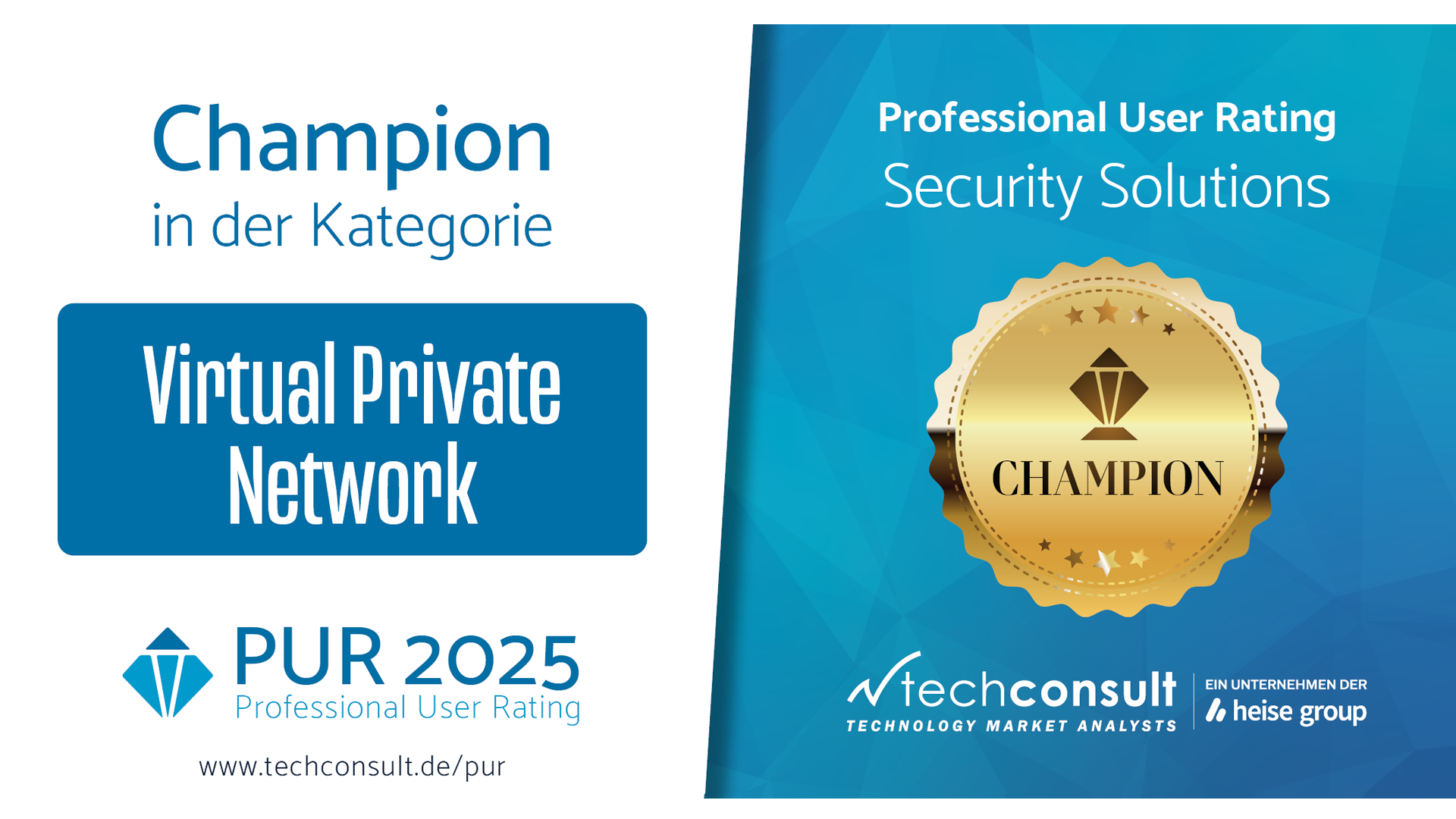 LANCOM VPN als Professional User Rating Champion 2024