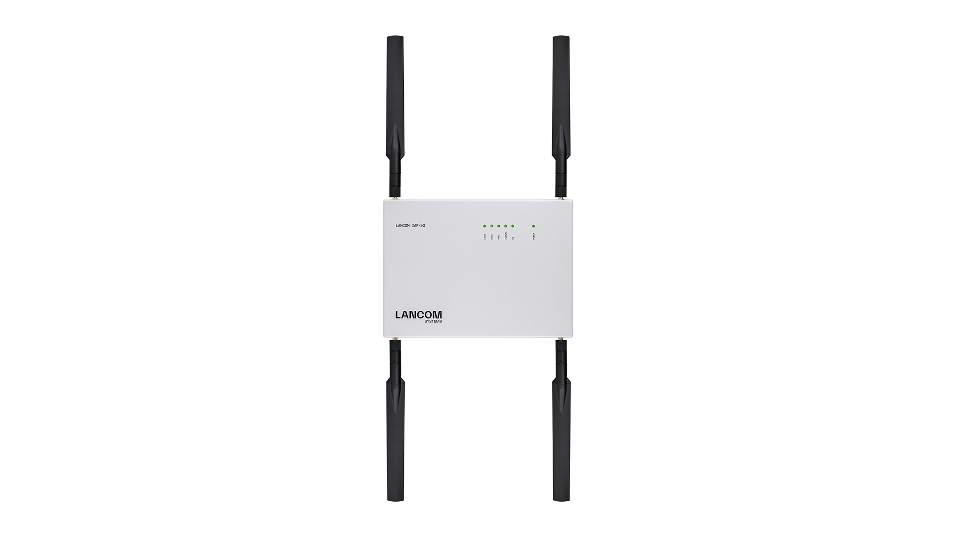 Produktfoto LANCOM IAP-5G mit Antennen